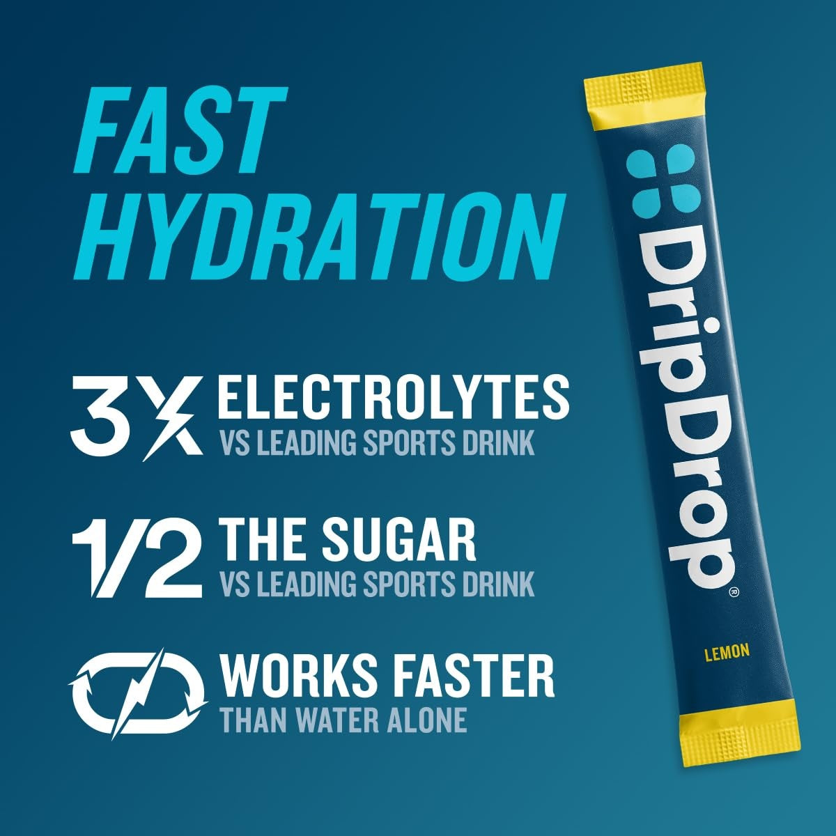 DripDrop Bold Variety Pack Electrolyte Powder, 8 oz sticks, 32 count